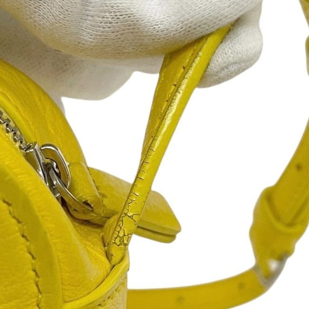Balenciaga Shoulder Bag Camera Bag XS Yellow Everyday - Picture 8 of 10